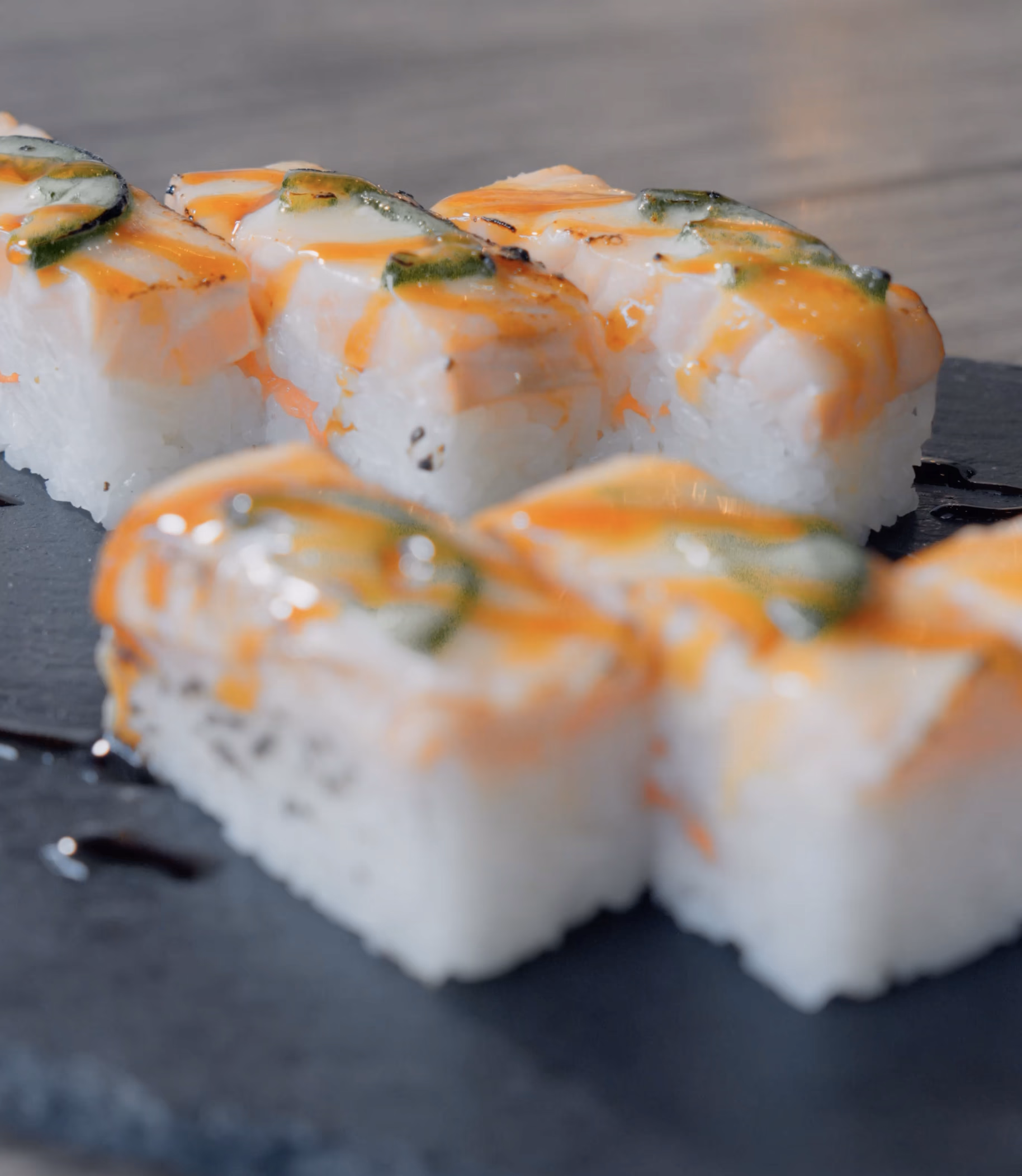 Sushi from ZOMI’s restaurant showcase